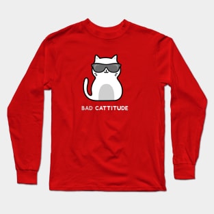 Bad Cattitude - Cat Long Sleeve T-Shirt